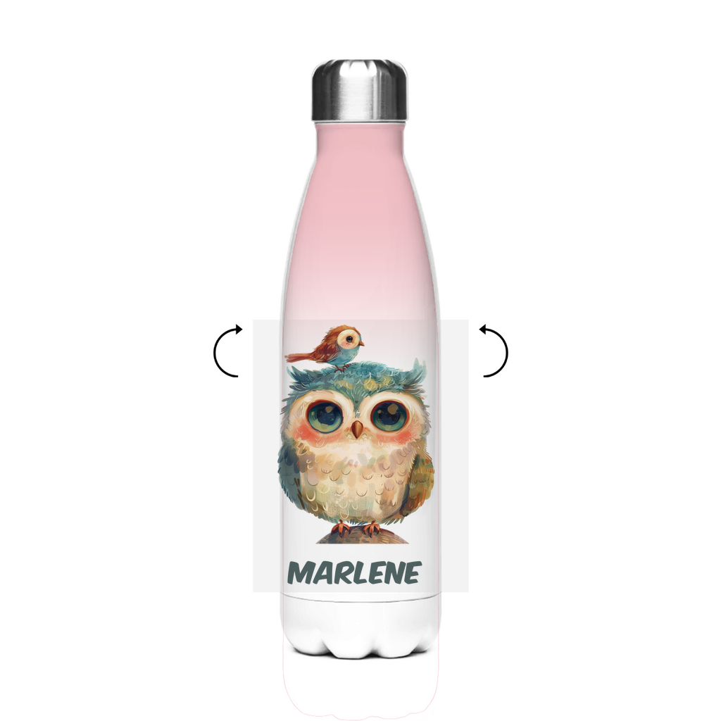 Thermo Trinkflasche für Kinder – Bunte Tiermotive