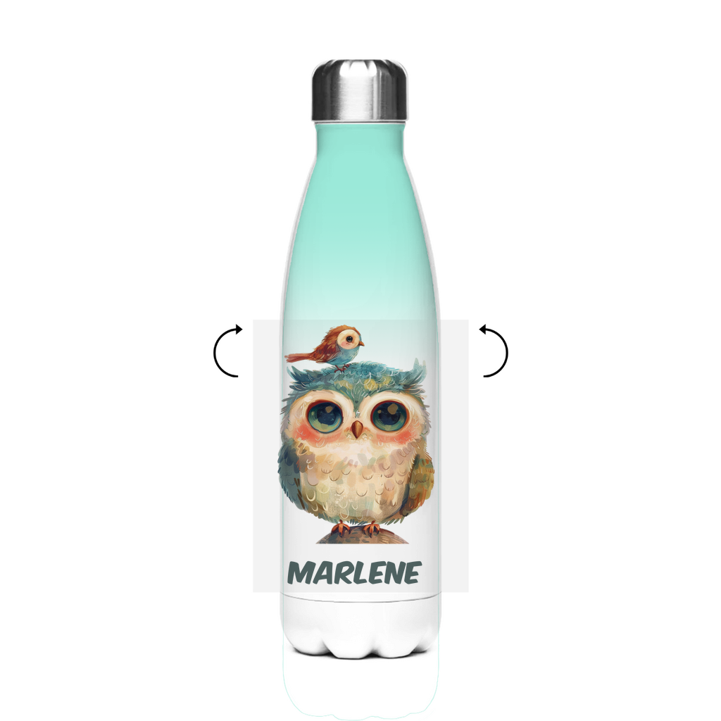 Thermo Trinkflasche für Kinder – Bunte Tiermotive