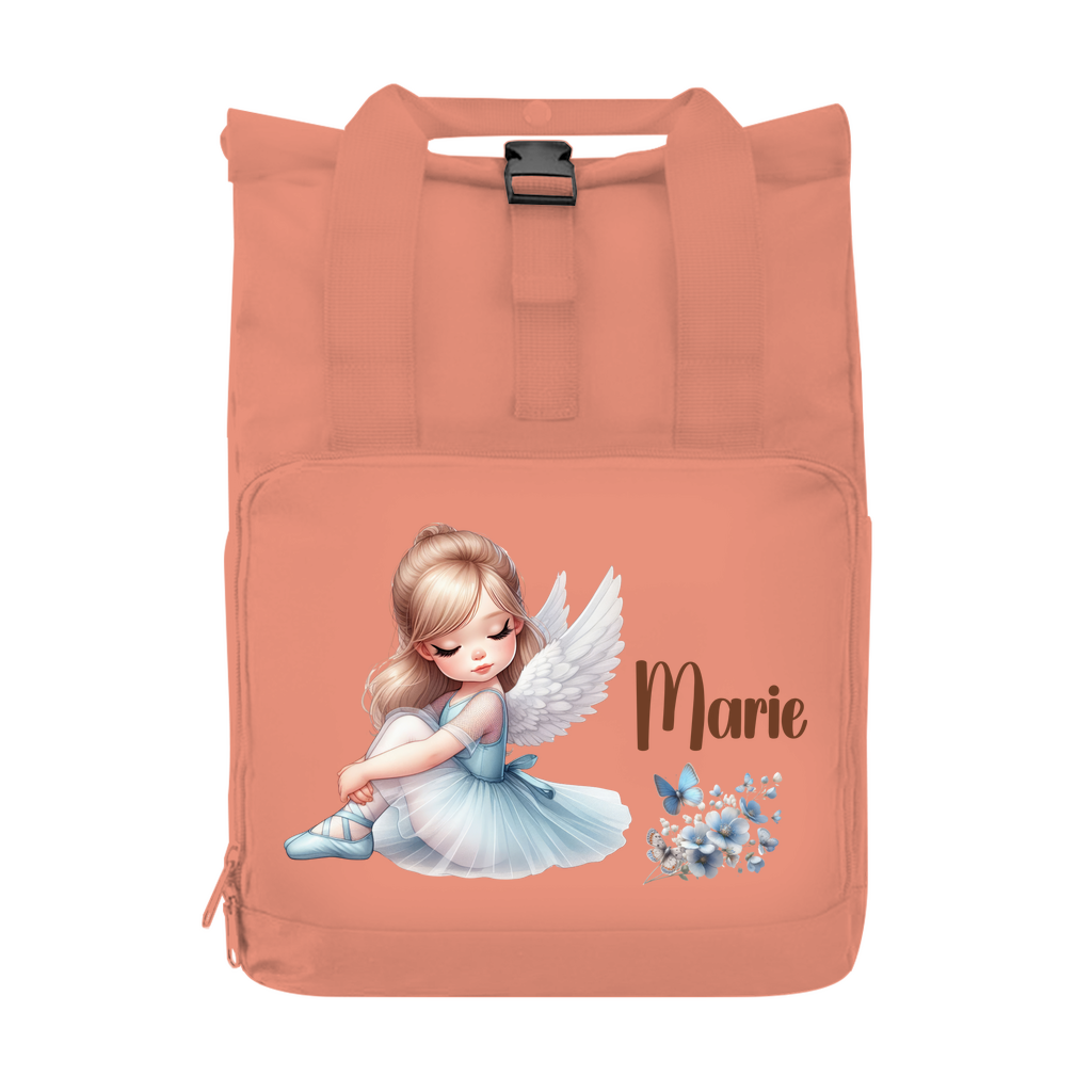 Kinderrucksack Ballerina personalisiert – leicht & recycelt