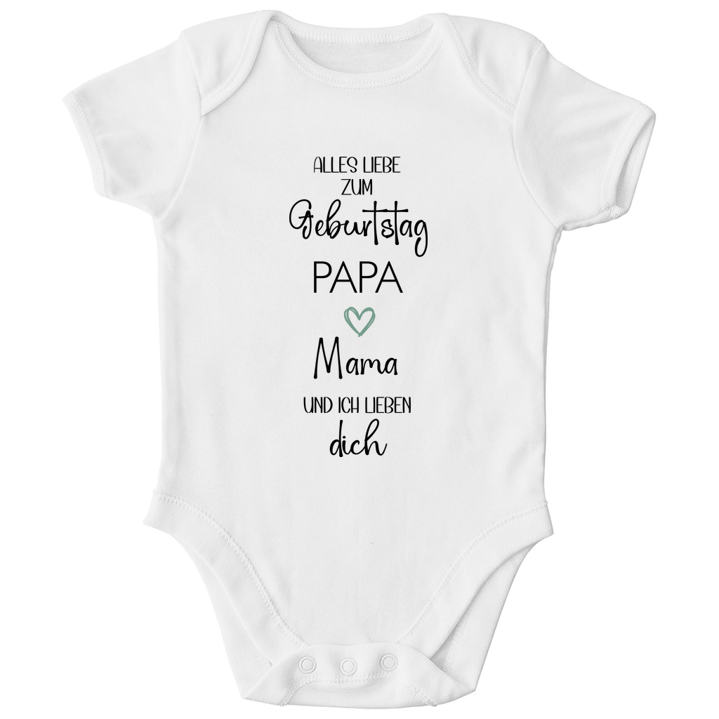 Baby Body "Alles Gute zum Geburtstag Papa"