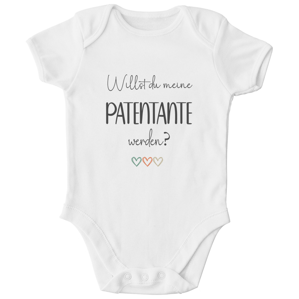 Baby Body "Willst du meine Patentante werden?"