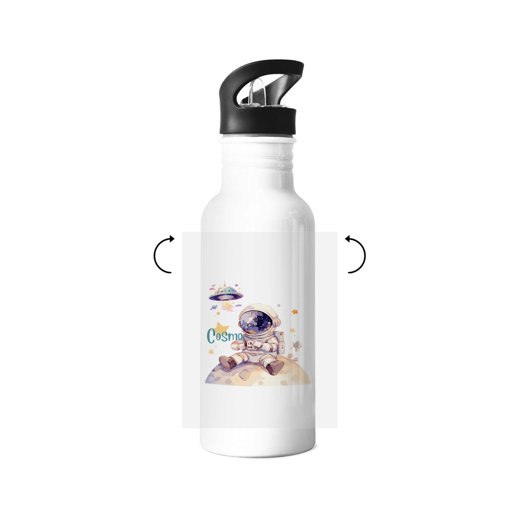 Personalisierte Kinder Trinkflasche Weltall