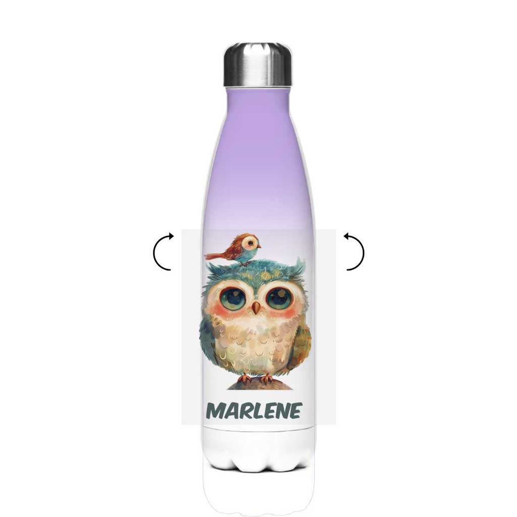 Thermo Trinkflasche für Kinder – Bunte Tiermotive