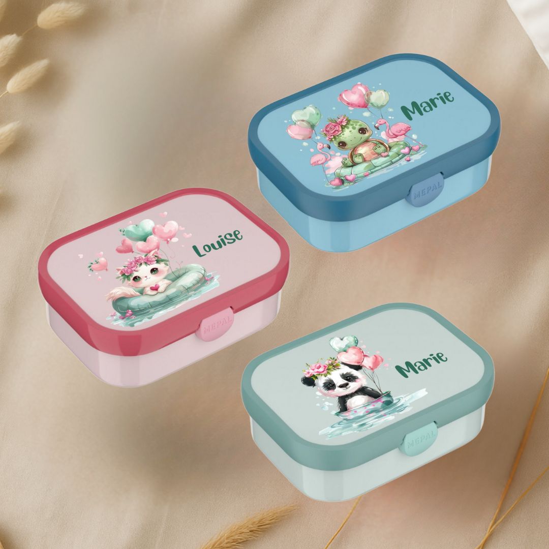 Brotbüchse Mepal Campus - Tierchen mit Luftballon