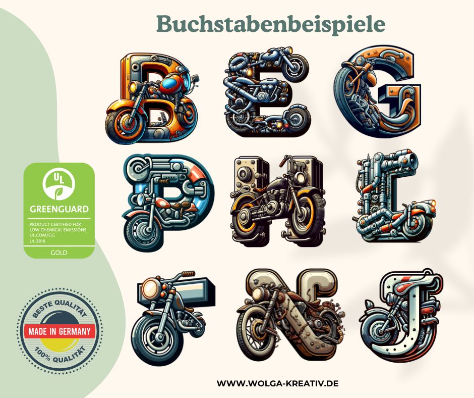 Kinder Frühstücksbrett Motorrad Motiv aus hochwertigem Holz