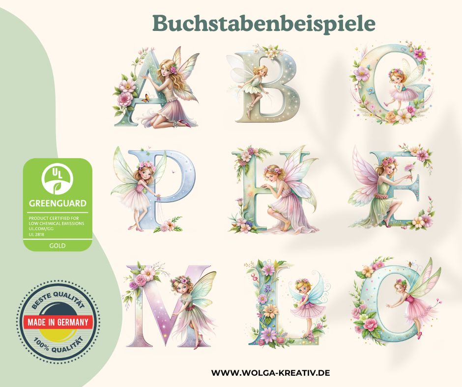 Baby Handtuch mit Kapuze personalisiert aus Baumwolle Fee Design