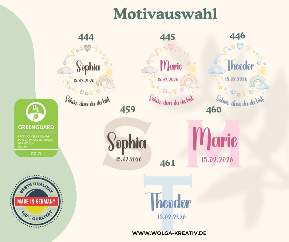 Emaille Tasse personalisiert – Kindertasse mit Namen und Geburtsdatum – Bruchsicher und BPA-frei