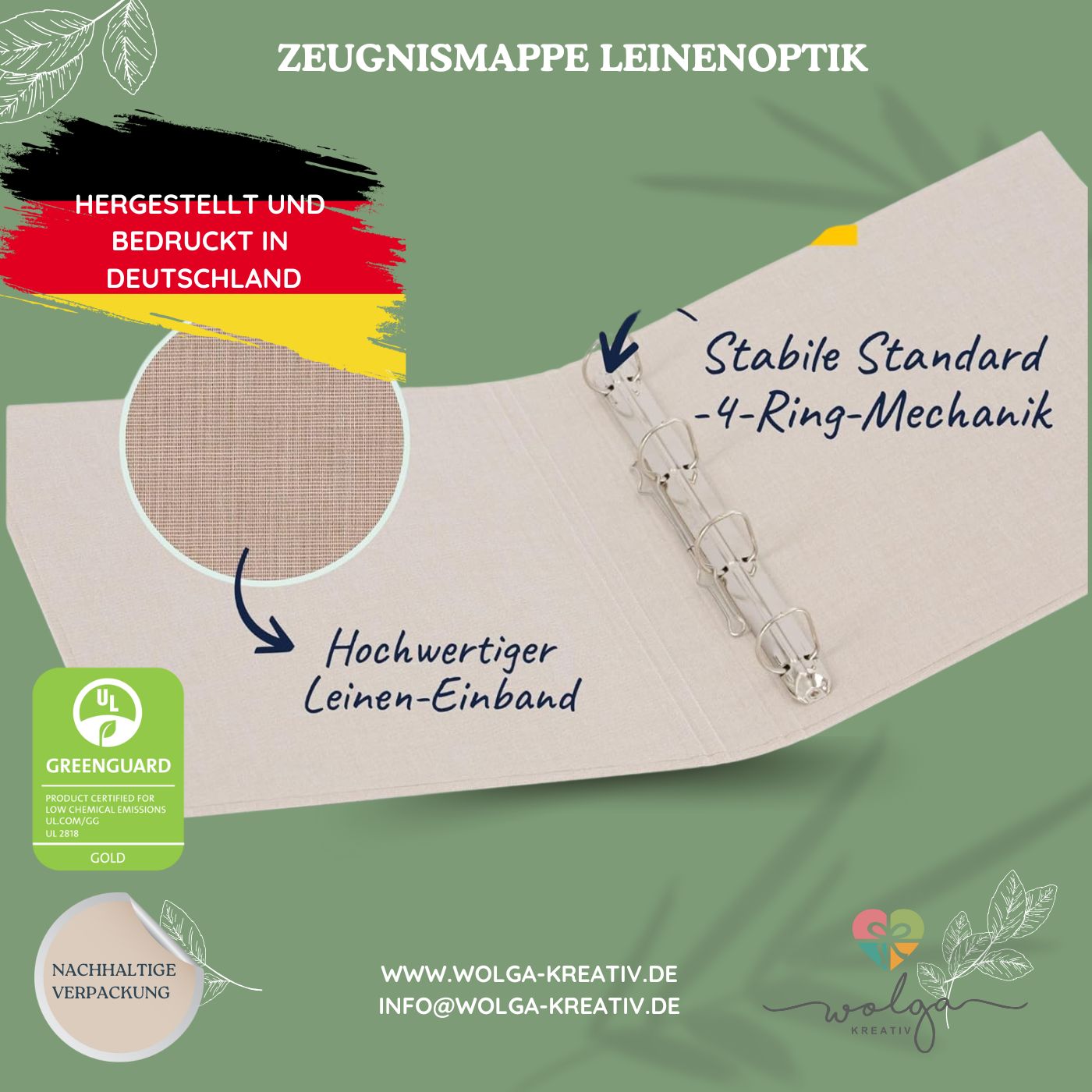 Zeugnismappe Dino personalisiert A4