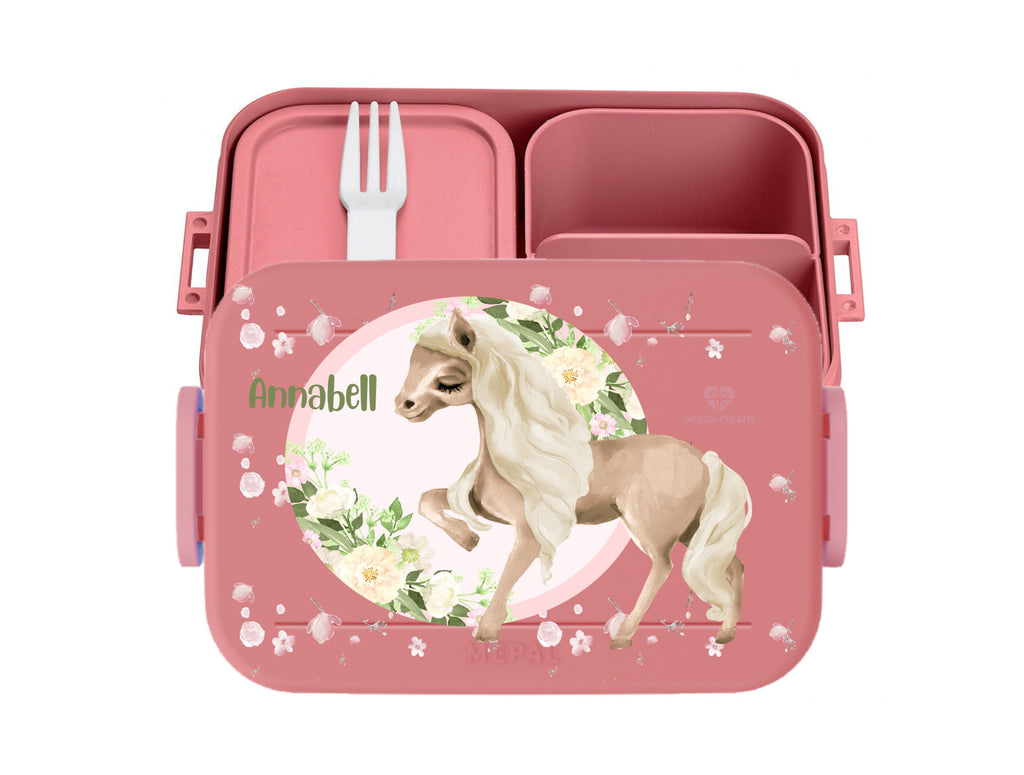 lunchbox personalisiert pferd wolga-kreativ