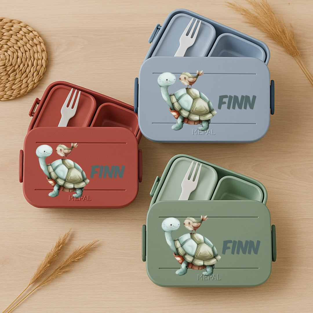 Brotdose mit Tier-Motiven