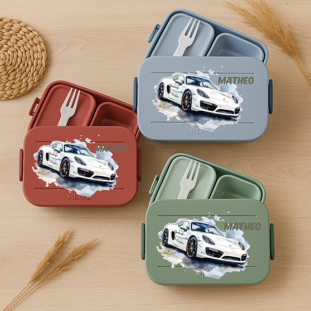 Vesperdose Mepal mit Auto Motiven