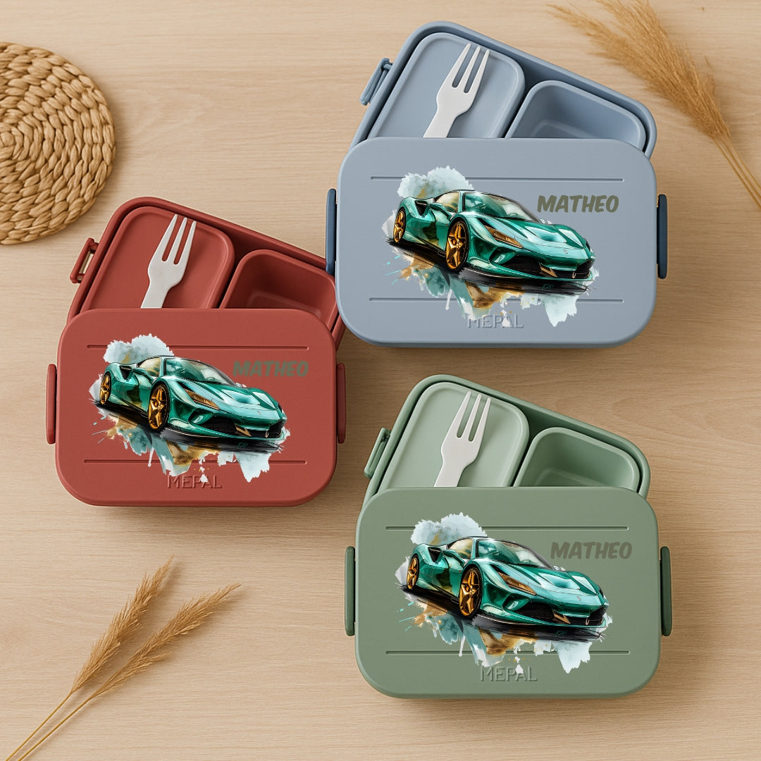 Vesperdose Mepal mit Auto Motiven