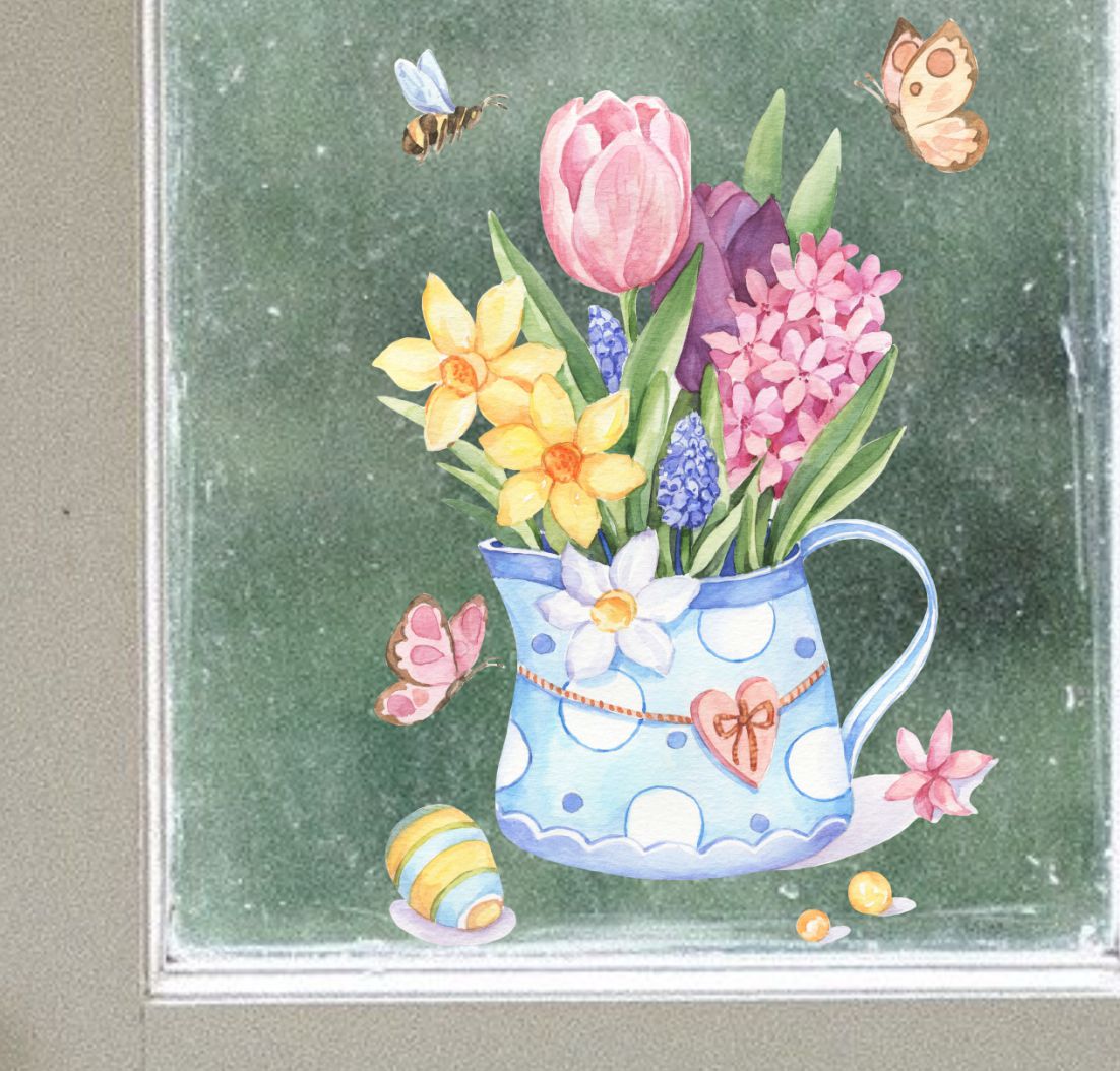 fensterbild bluemn fensterdeko ostern wolga-kreativ