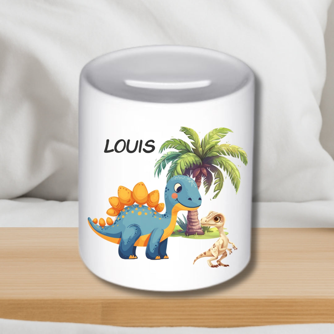 Spardose Dino – Keramik-Spardose für Kinder