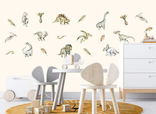 wandsticker wandaufkleber kinderzimmer jungenzimmer dino  wolga-kreativ