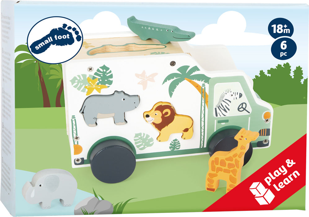 Little Foot Steckspiel Spielauto Safari