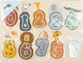 Little Foot Setzpuzzle Safari Zahlen