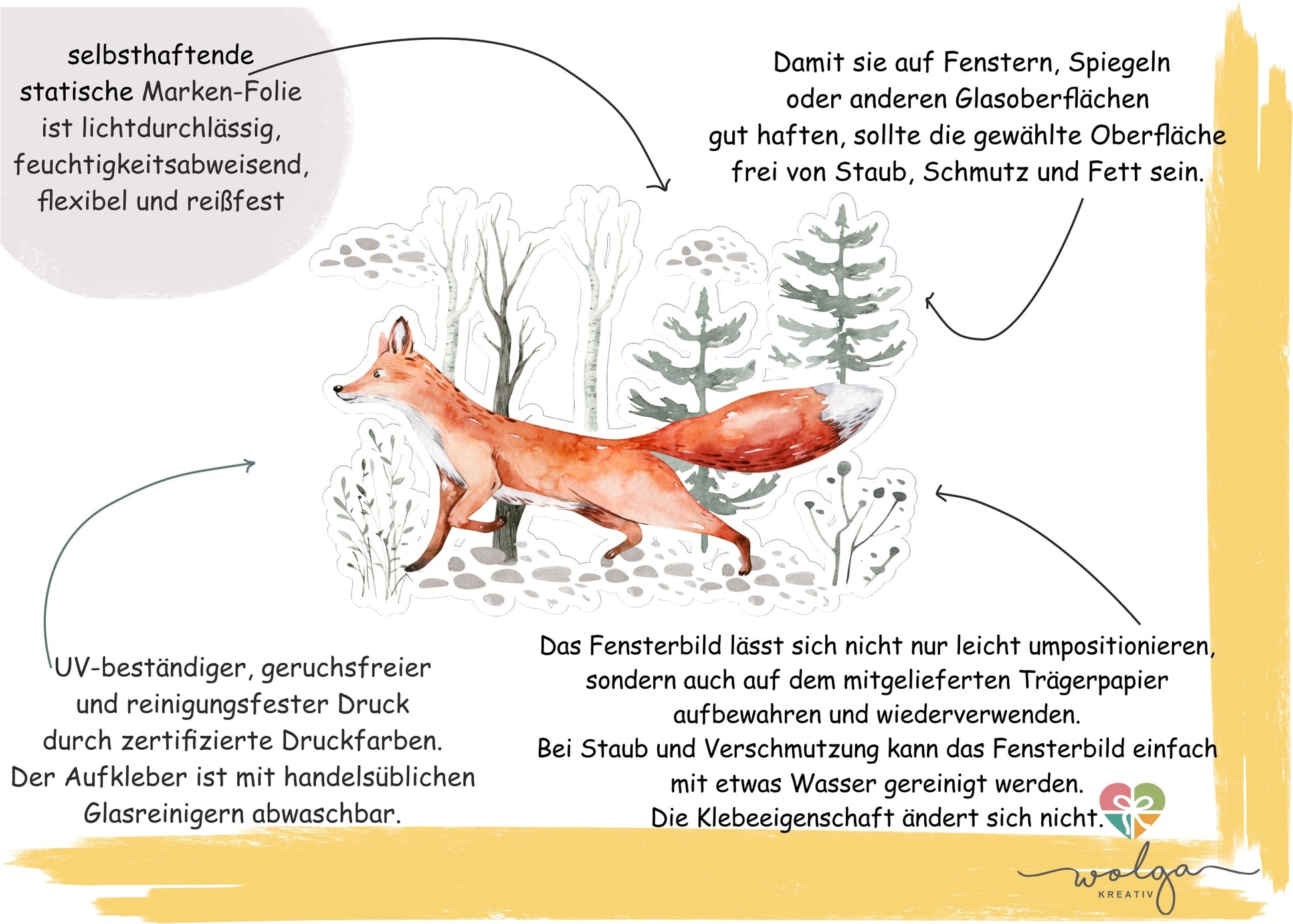 Fensteraufkleber Meerjungfrau - wolga-kreativ