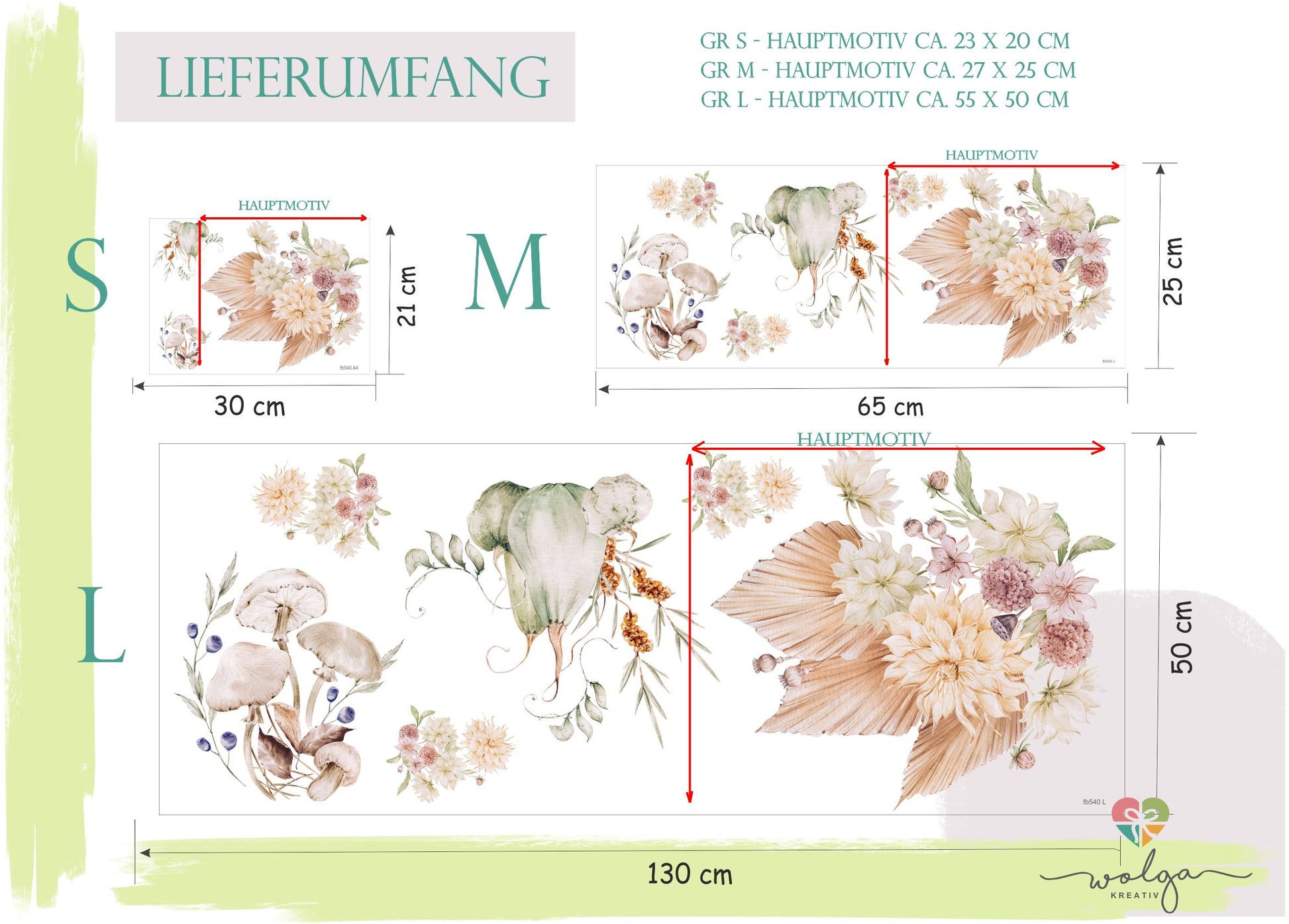 fensterbild fensteraufkleber Blumen herbst Blumendeko Kürbis wolga-kreativ