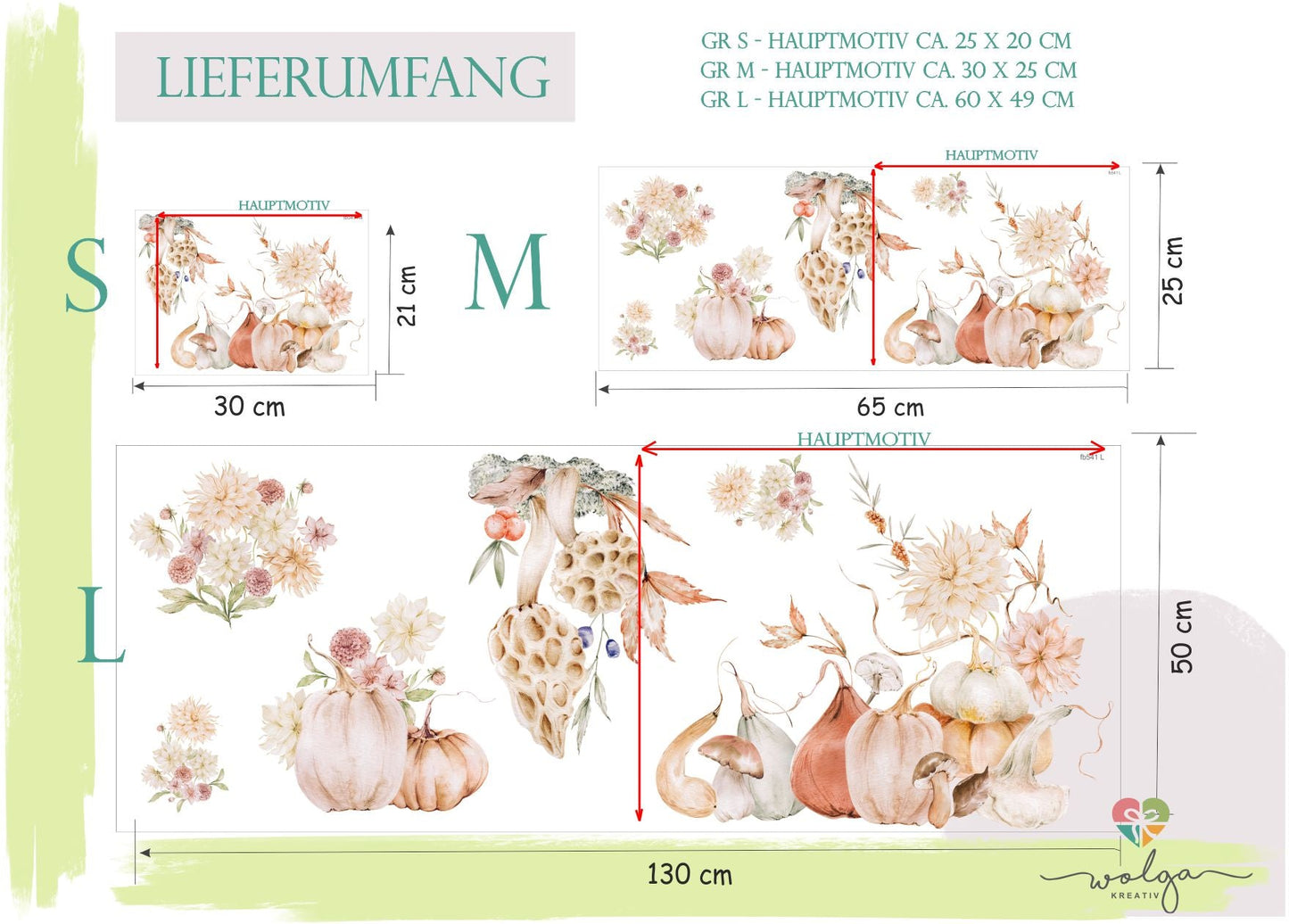 fensterdeko fensterbild herbst kürbis blumen wolga-kreativ