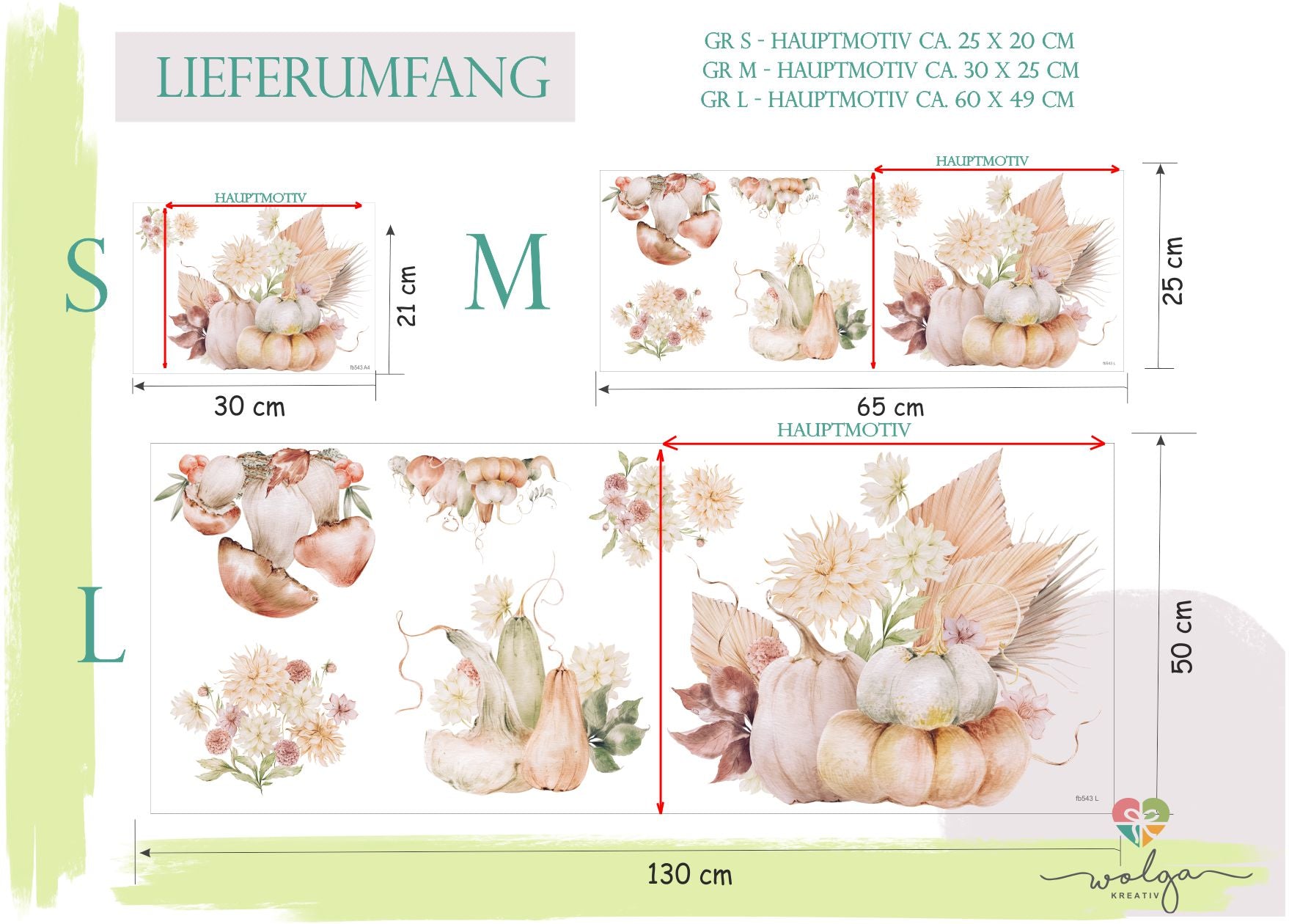 herbstliche fensterbilder dekoration fenster kürbis blumen wolga-kreativ