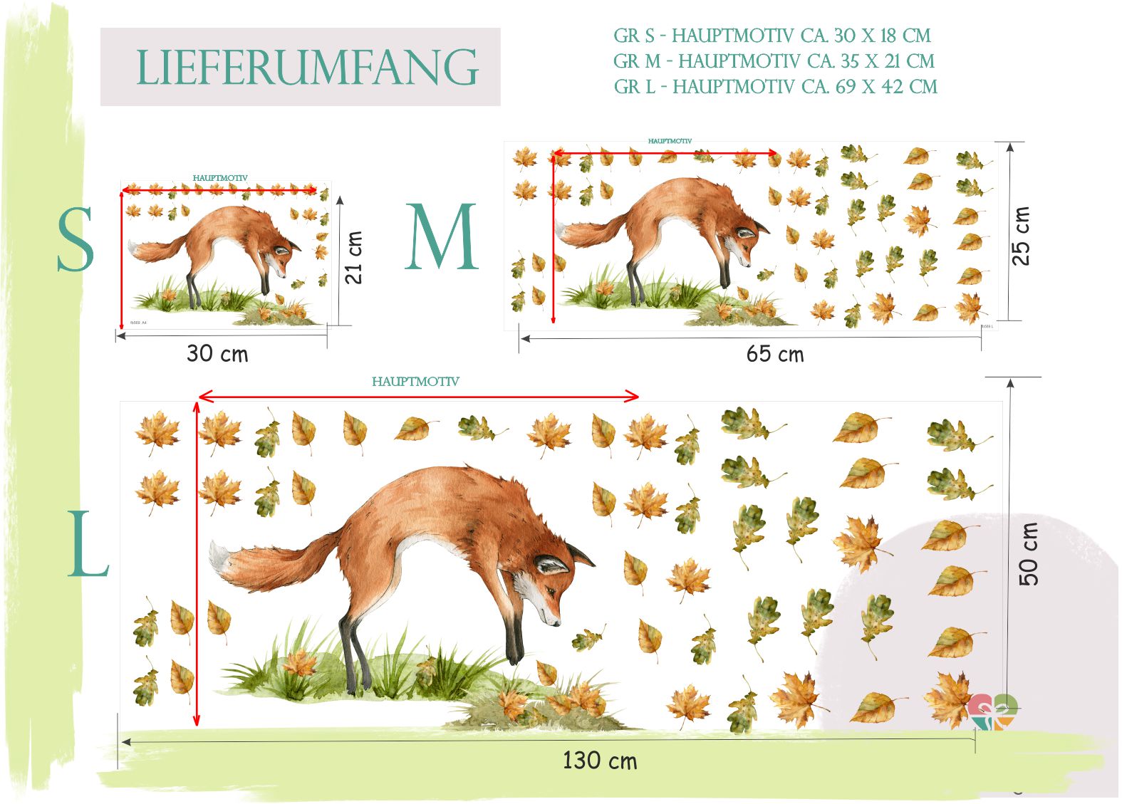 fensterbild fenstersticker fensterauflkeber fuchs wolga-kreativ