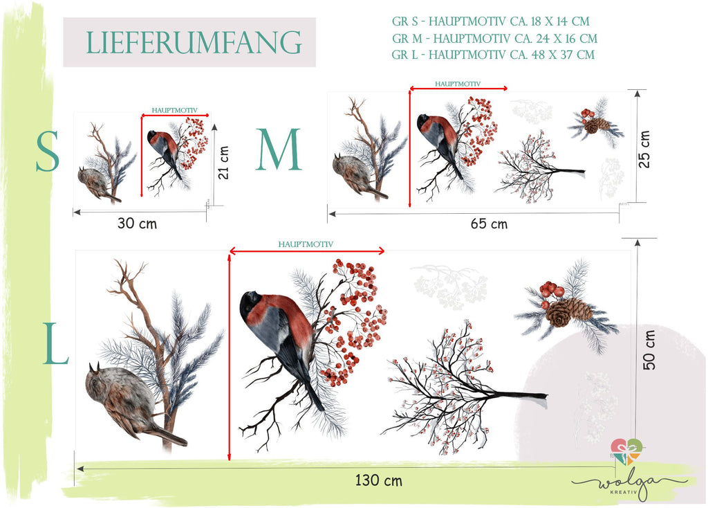 Fensteraufkleber Sperling