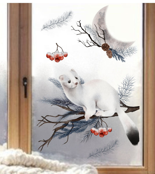 fensterbild fenstersticker fensteraufkleber winter advent wolga-kreativ