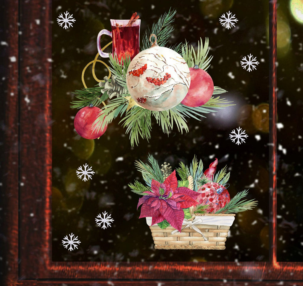 fensterbild fensterdeko fensteraufkleber advent weihnachten wolga-kreativ