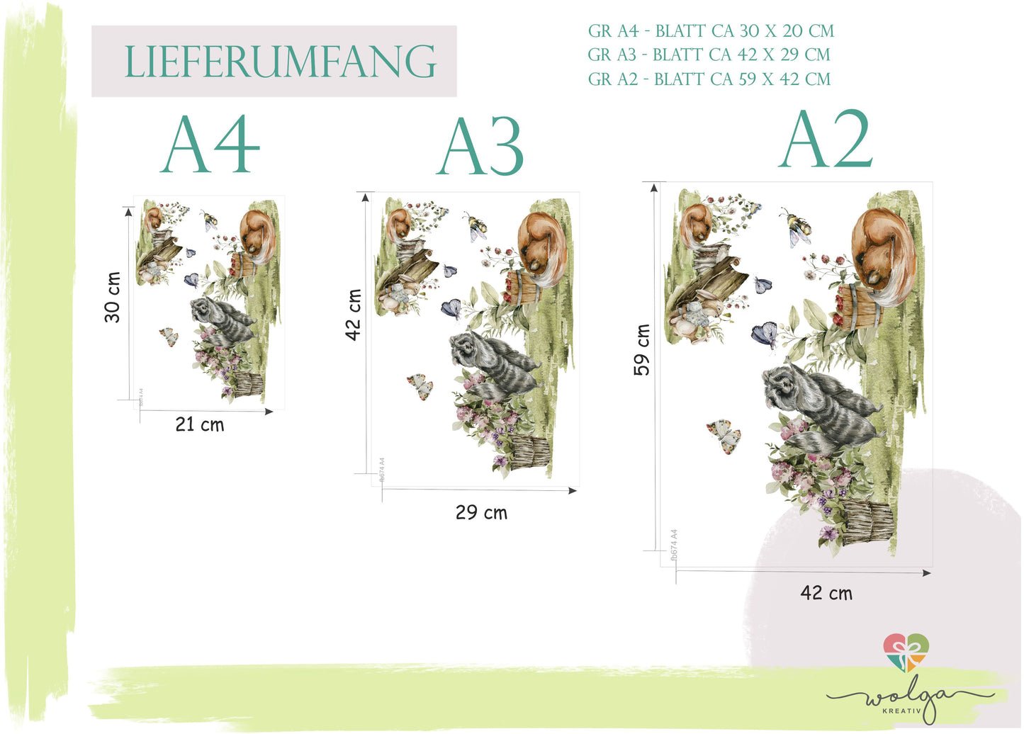 Fensteraufkleber Waschbär