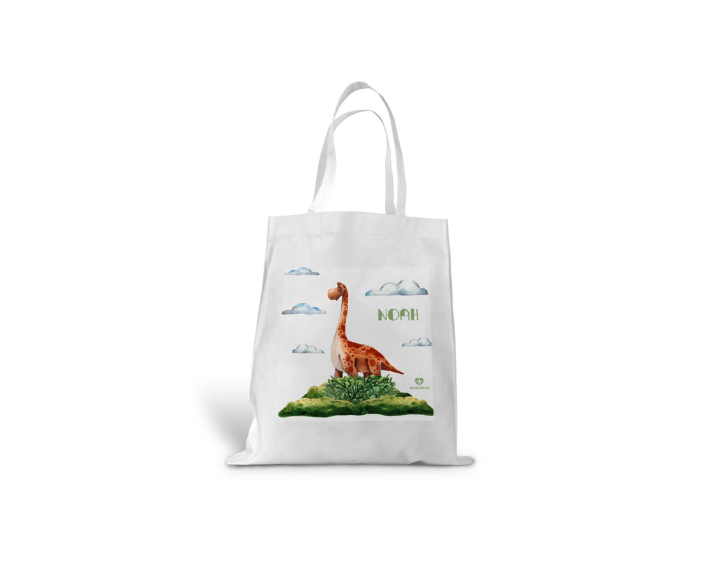 kindertasche einkaufstasche langhalsdino mit name wolga-kreativ